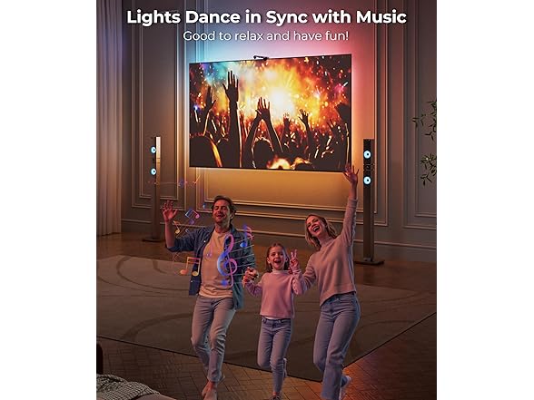 DeckTok TV LED Backlight 15.5ft | 55-100"