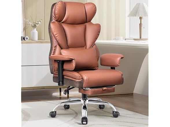 BESTFAIR Big and Tall Office Chair - 400 LBS Capacity Execut (Open Box)