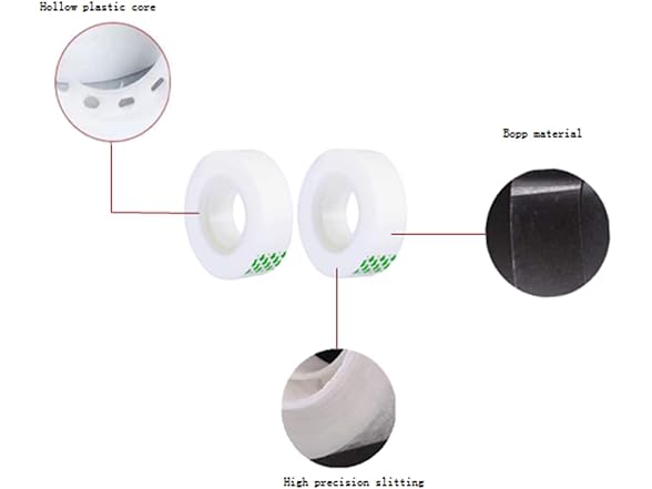 MJUNM CON-101 12 Pcs Clear Tape