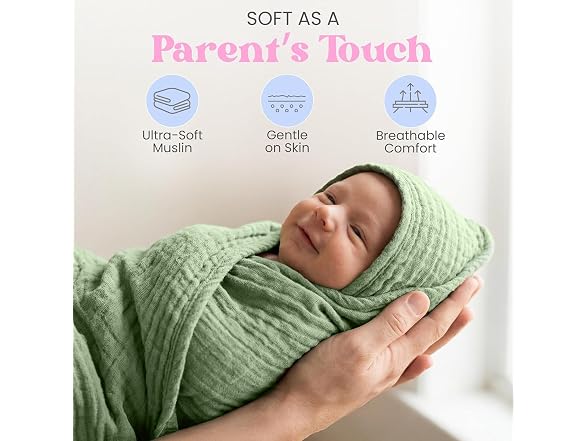 Mre & Moi Mre & Moi 2X Muslin Hooded Baby Bath
