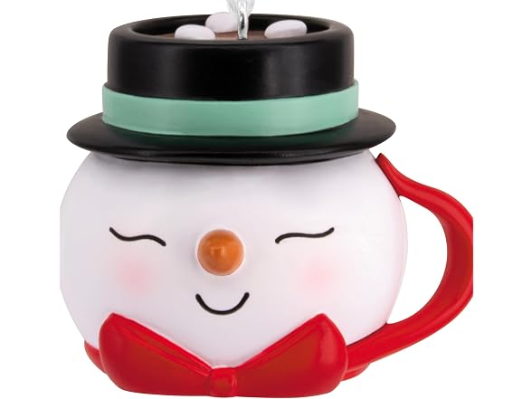 Hallmark Christmas Ornament, Snowman Mug - Gallery 5