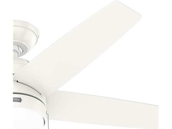 Hunter Fan 44 Inch White Indoor Ceiling Fan for Bedroom - Gallery 8