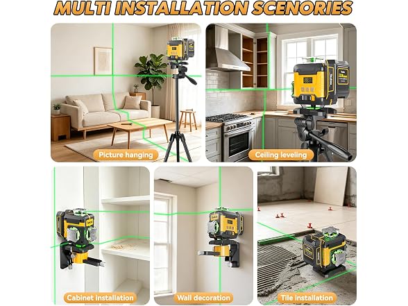 Tsokzo New 16 Line Laser Level-Yellow
