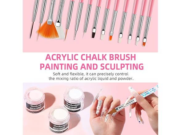 DouborQ Acrylic Nail Art Kit with Drill