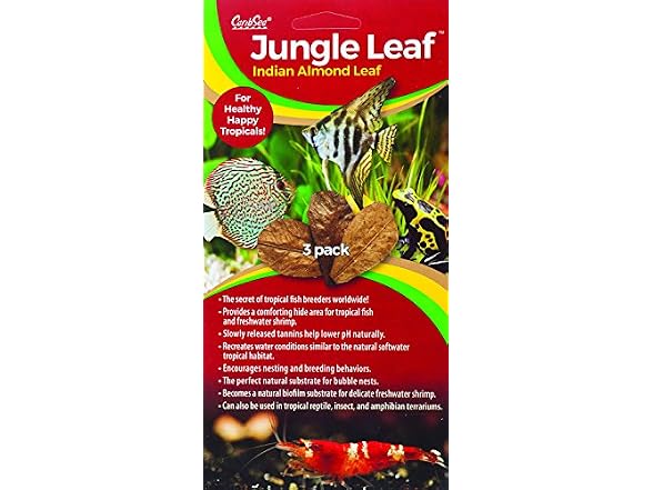 CaribSea Aquatics Jungle Indian Almond Leaf
