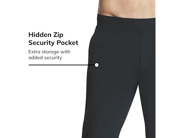 Skechers Men (XXL) Go Walk Slip Ins Straight Pants