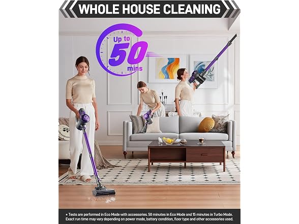 FUNCCUBE Cordless Vacuum Cleaner, Stick Vac
