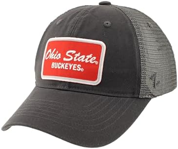 ZHATS Standard NCAA Officially Licensed Hat University Patch Brick Charcoal, Grey, One Size