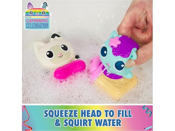 Gabby’s Dollhouse: Gabby Cat Bath Squirters