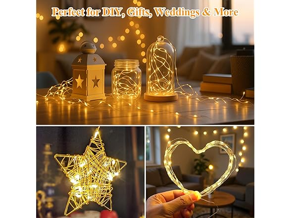 Lakumu B0FBWWKM7B Fairy Lights Battery Powered WW
