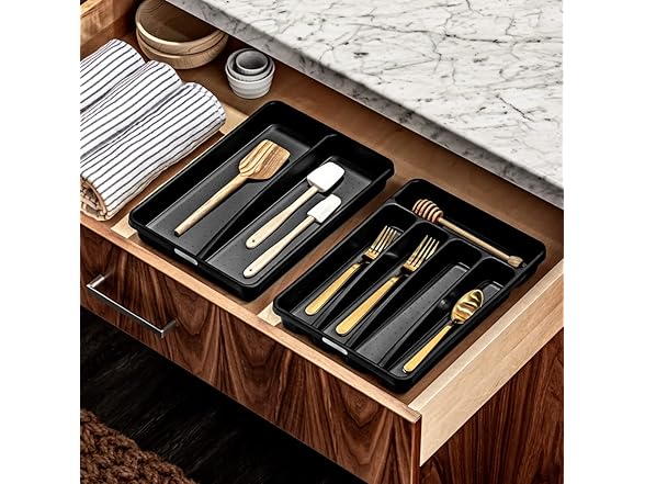 madesmart  Antimicrobial Classic Mini Utensil Tray 
