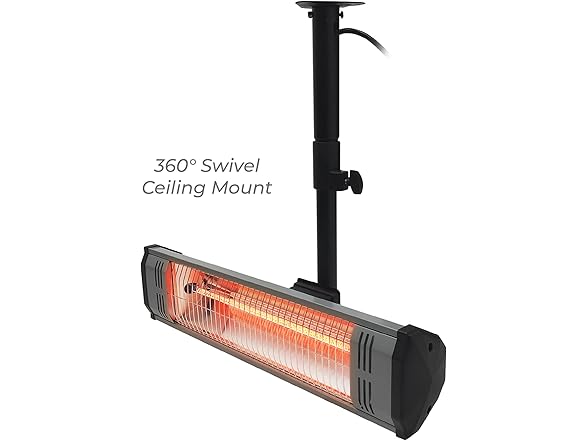 Heat Storm Tradesman 1500 Watt Infrared Heater Tripod Combo, Remote
