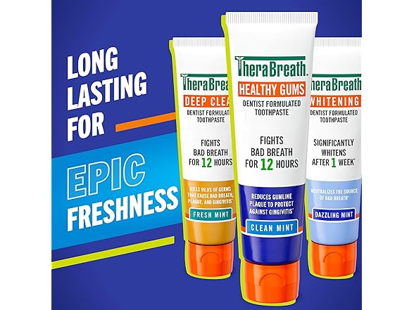 TheraBreath TheraBreath Gums Toothpaste, 4oz, 2pk
