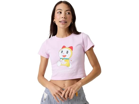 Samii Ryan Women (S) Dorami Happiness Baby Tee
