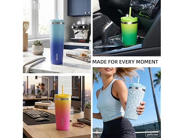 BJPKPK 4 Pack 34oz Insulated Tumbler 