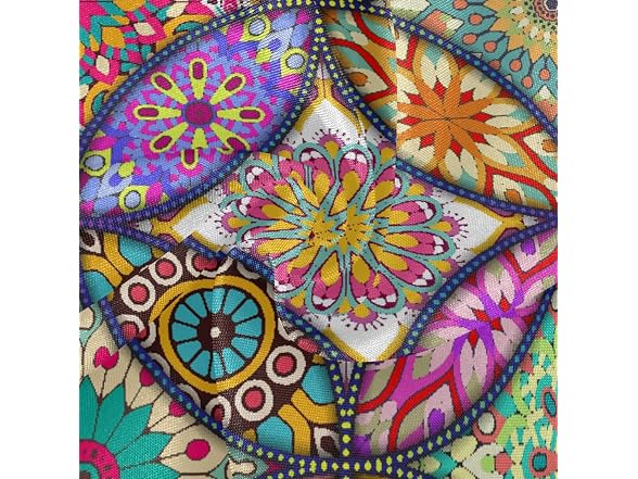 Qilmy Boho Mandala Native Round Table Cloth