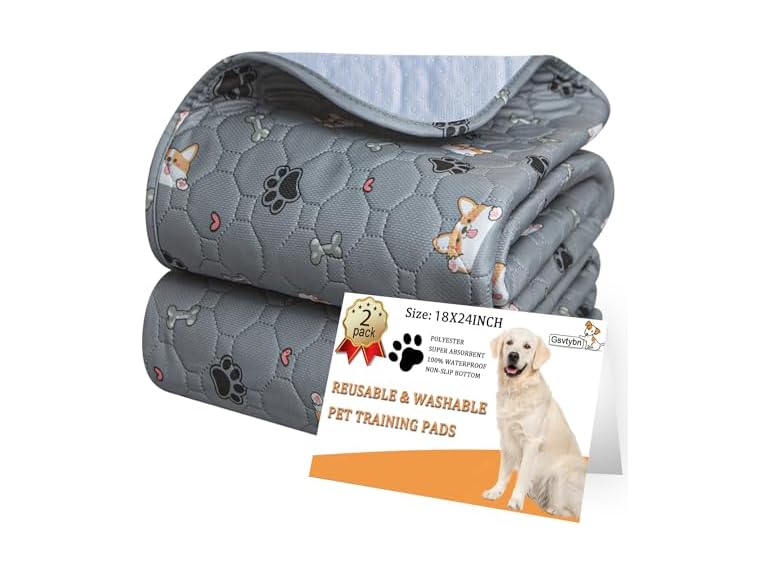 Washable Pee Pads for Dogs 2 Pack