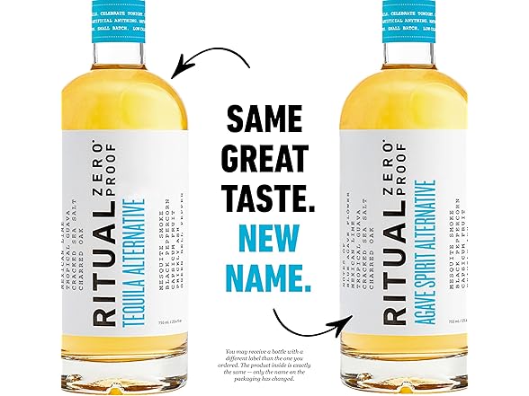 1CT RITUAL ZERO PROOF Agave Spirit Alternative