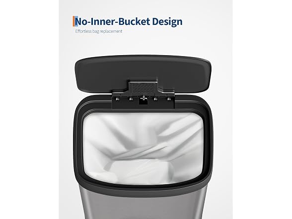 Takywep Gallon Stainless Steel Trash Can