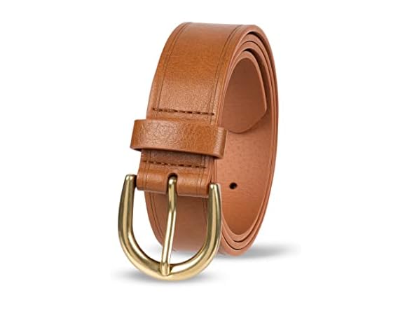Amazon Essentials Women Raw Edge Jeans Belt