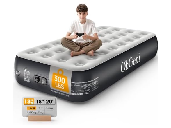 OhGeni Raised Air Mattress