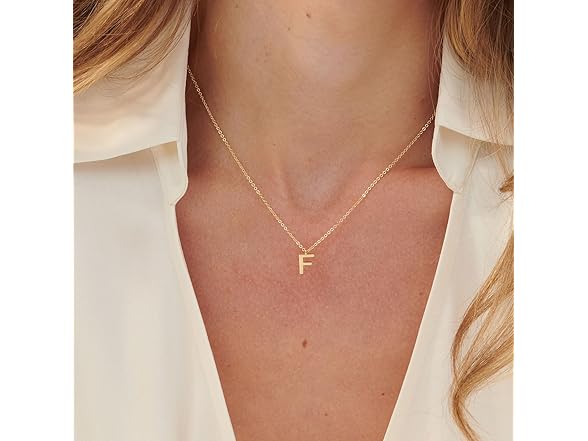 BSGRL Initial necklace-"F"
