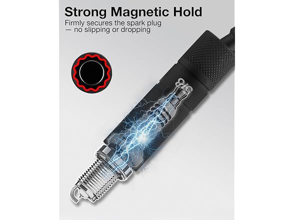WORKPRO 5/8" Swivel Magnetic Spark Plug Socket