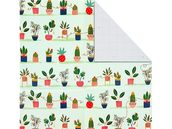 Hallmark Cute Christmas Flat Wrapping Paper