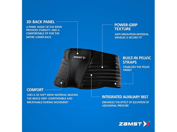Zamst ZW5 Sports Back Brace Large