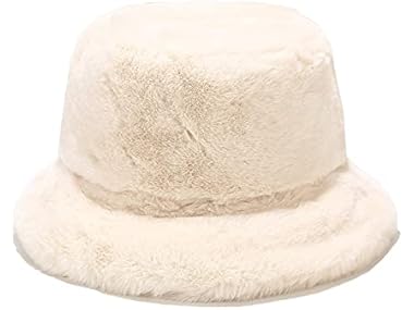 $11.99, Was $19.99, 40% Off! Women's Faux Fur Fuzzy Bucket Hat dealfomo