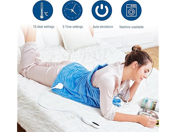 Heating Pad for Neck (Plaid Blue)