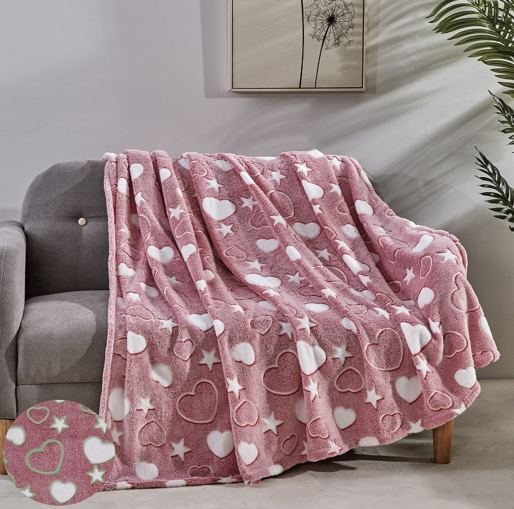 Glow in the Dark Ultra Soft Micro Plush Fleece Throw - Gallery 15