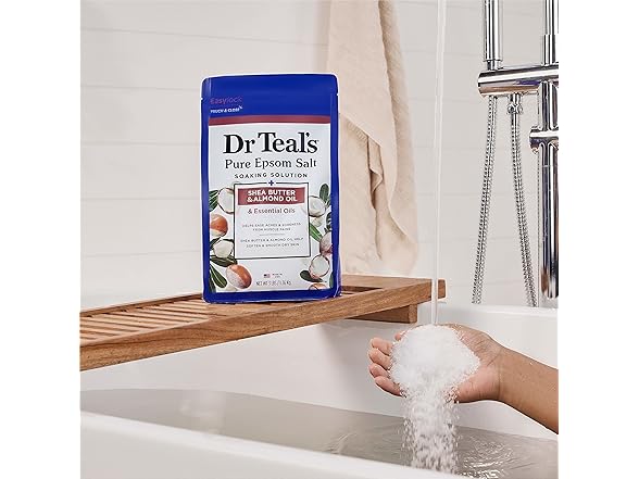 Dr Teal's Epsom Salt Shea & Almond 3lbs