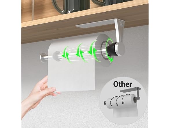 LOISVI Paper Towel Holder (Silver)