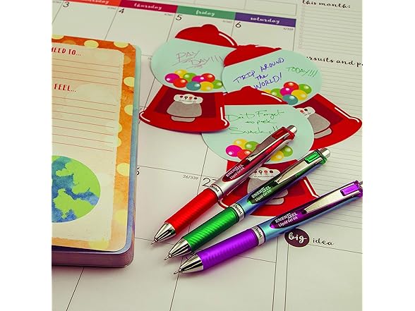 Pentel EnerGel RTX Pen, Green Ink 12-Pk