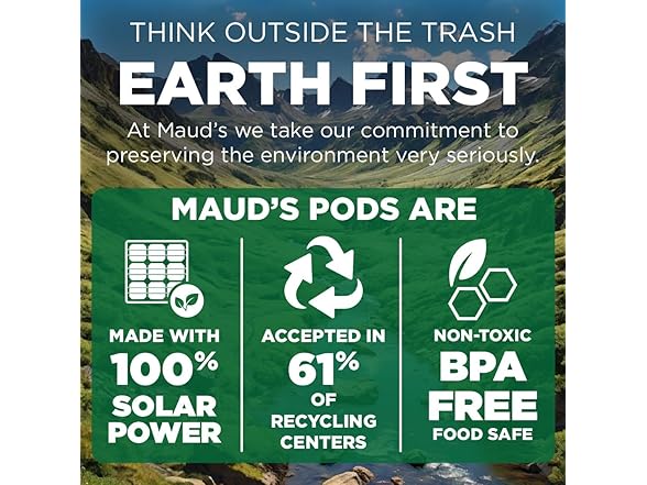 18CT Maud's Decaf Salted Caramel Flavored Coffee Pods