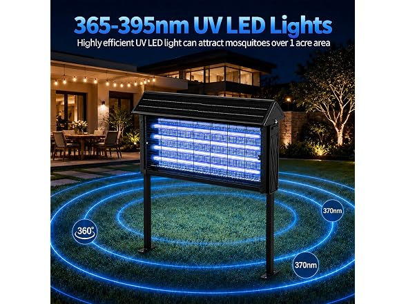 Thcritter Solar Bug Zapper, Standard