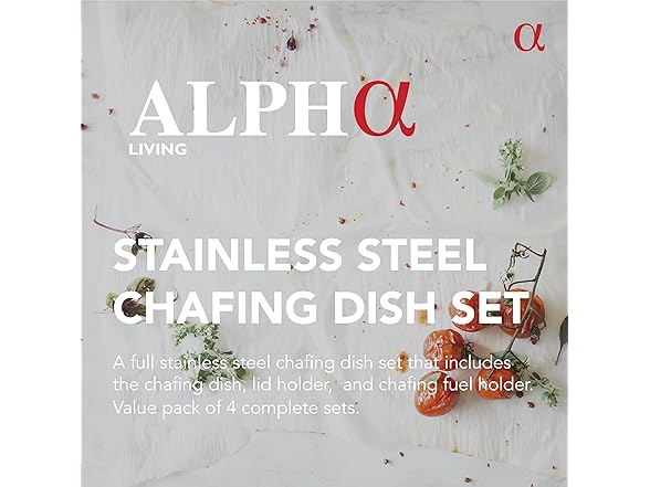 Alpha Living Chafing Dish Buffet Set