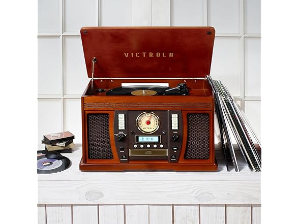 Victrola Aviator 8-in-1 Bluetooth Record Player