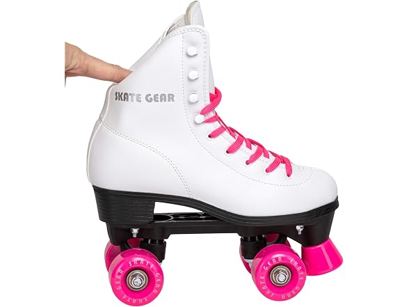 Skate Gear Soft Classic Faux Leather Roller Skates