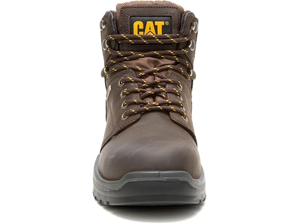 CAT Men's Striver Waterproof Steel Toe Industrial Boot, Brown 1, 7.5 Wide