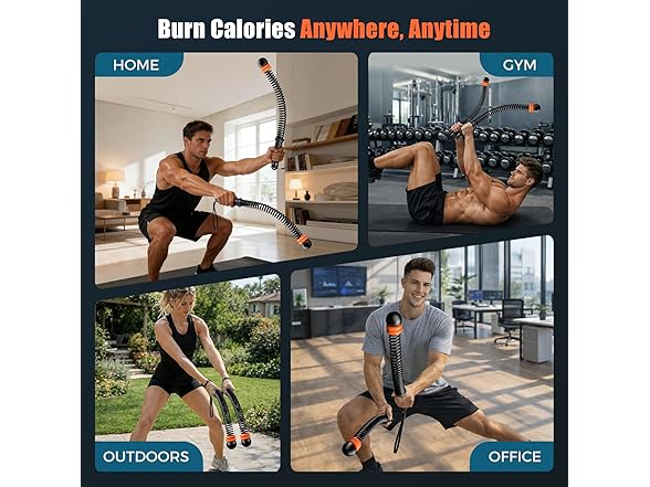 RENRUI Cordless Battle Ropes