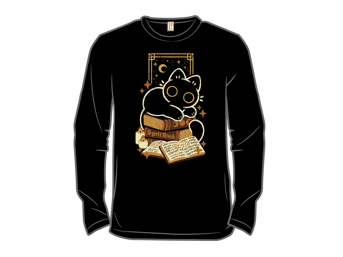 Cute Black Cat on Spellbooks - Gallery 13