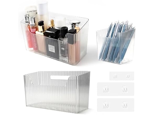 Srftmorr Set of 3 Shower Caddy & Cabinet Door Organizer