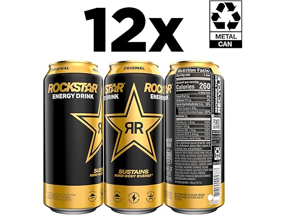 Rockstar Original Energy 16oz 12pk
