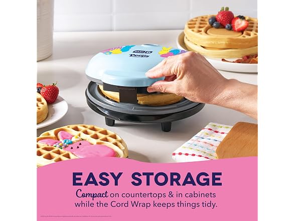 PEEPS® x Dash Waffle Maker - Bunny Waffle Maker