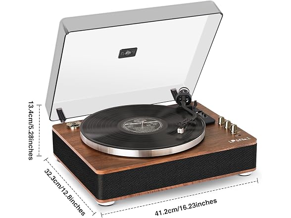 LP&No.1 Vinyl Record Player Turntable - Gallery 8