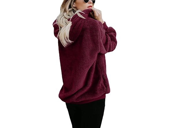ReachMe Women (3XL) Oversized Sherpa Pullover Coat