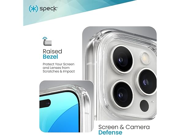 Speck Clear iPhone 16 Pro Case