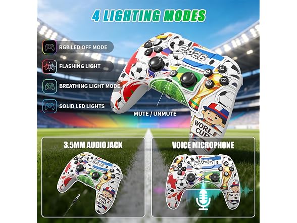 YUYIU Wireless LED Controller for PS5